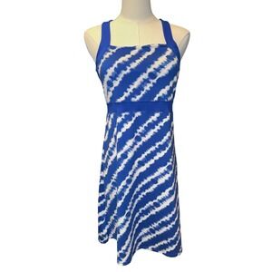 Soybu‎ Blue Tie Dye Athletic Dress Racerback Size M